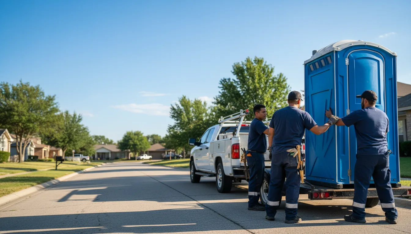 Portable Toilet Rental in Powderly, TX near me